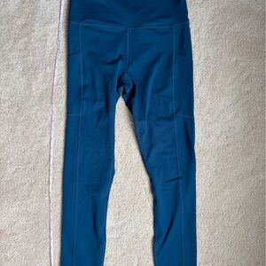 Zyia TEAL Active Leggings with Side Pockets